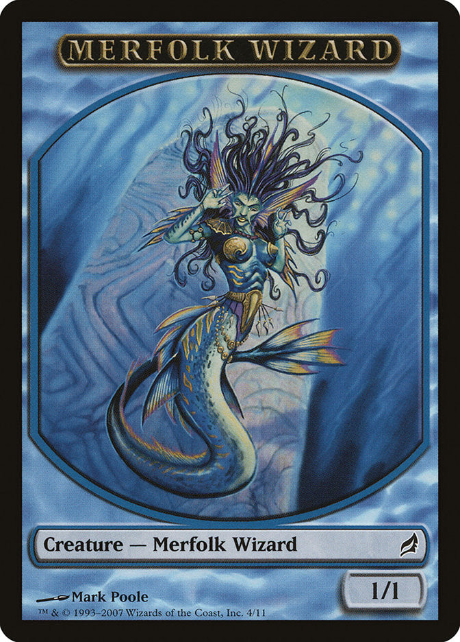 Merfolk Wizard Token [Lorwyn Tokens] | Good Games Adelaide SA