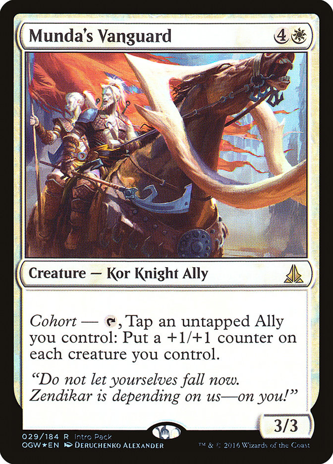 Munda's Vanguard [Oath of the Gatewatch Promos] | Good Games Adelaide SA