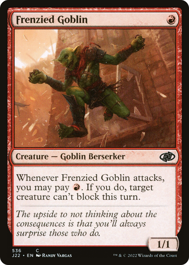 Frenzied Goblin [Jumpstart 2022] | Good Games Adelaide SA