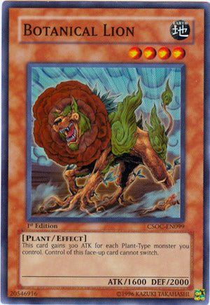 Botanical Lion [CSOC-EN099] Super Rare | Good Games Adelaide SA