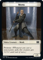 Wrenn and Six Emblem // Monk Double-sided Token [Double Masters 2022 Tokens] | Good Games Adelaide SA