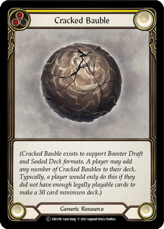 Cracked Bauble [U-CRU195-RF] Unlimited Rainbow Foil | Good Games Adelaide SA