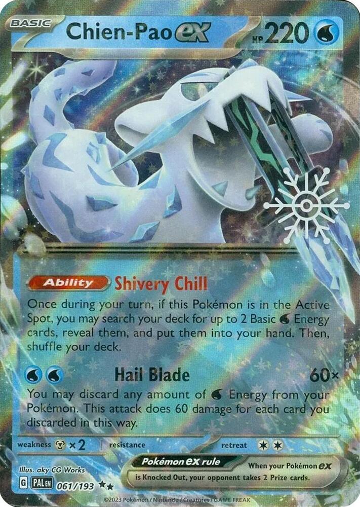 Chien-Pao ex Holiday Calendar 061/193 (Miscellaneous Cards & Products)  - Holofoil | Good Games Adelaide SA