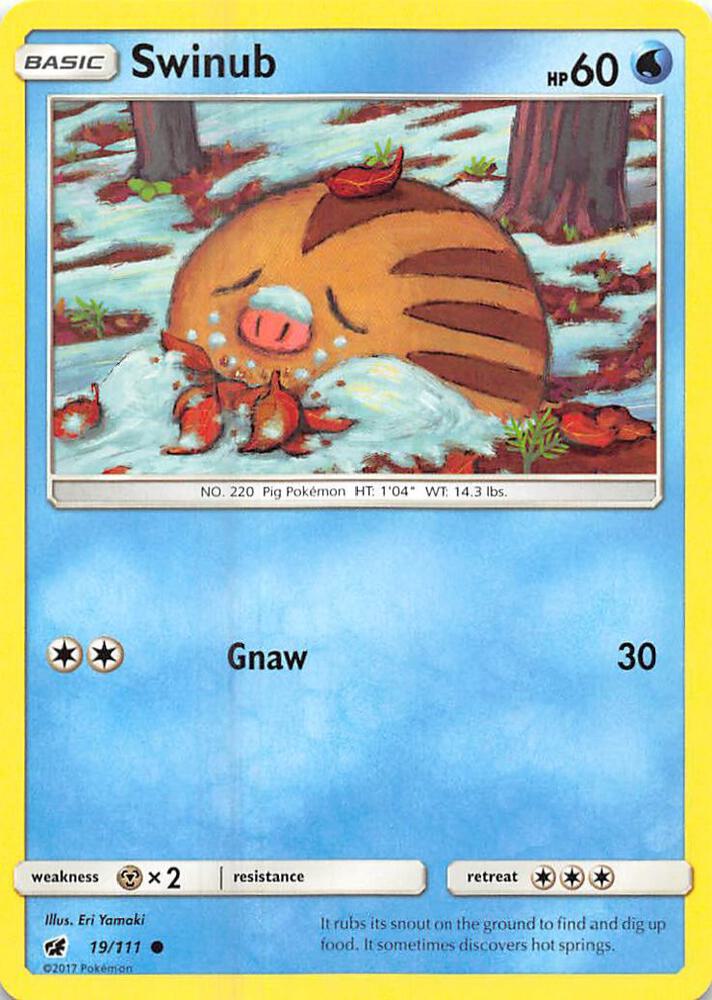Swinub 19/111 (SM - Crimson Invasion)  | Good Games Adelaide SA