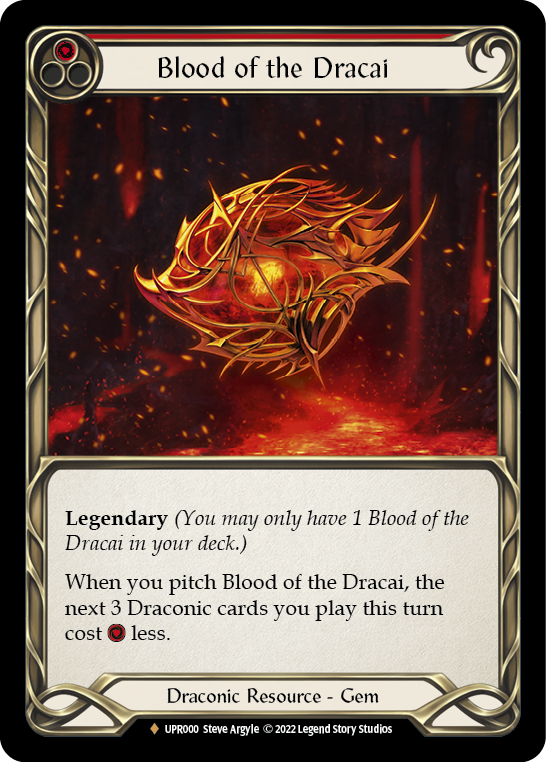 Blood of the Dracai [UPR000] (Uprising)  Cold Foil | Good Games Adelaide SA