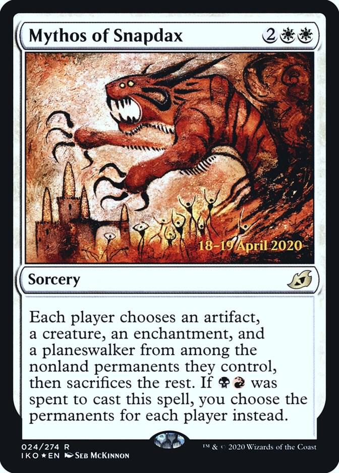 Mythos of Snapdax 24 (Prerelease Cards)  - Foil | Good Games Adelaide SA