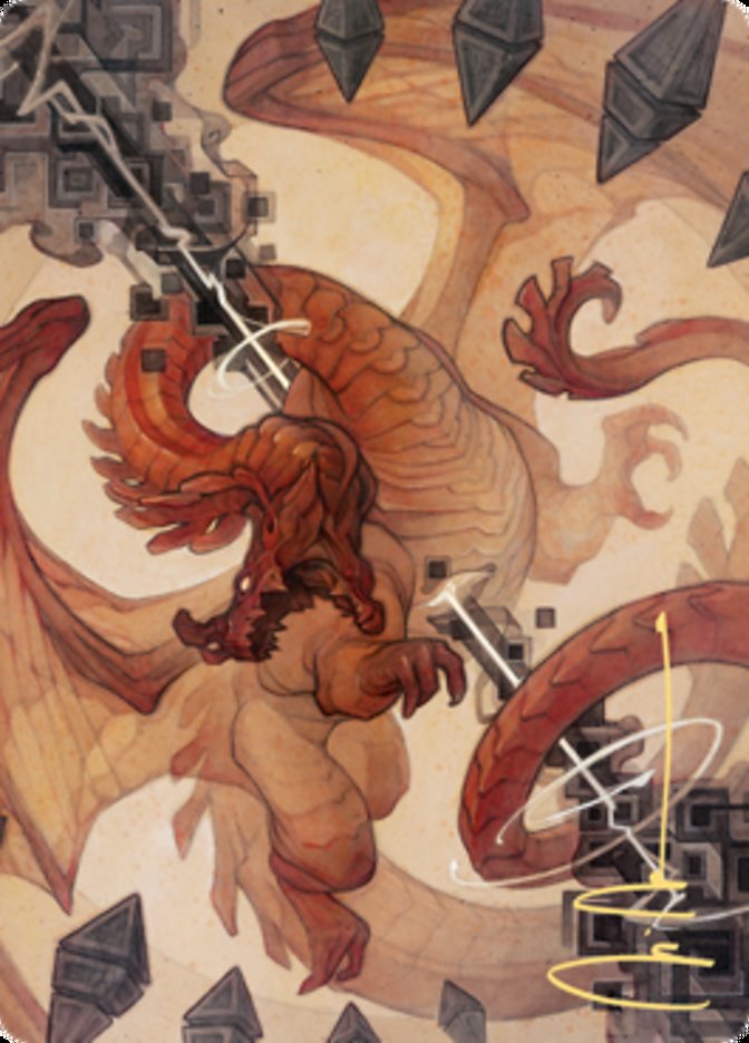 Soul Shatter Art Card (Gold-Stamped Signature) [Zendikar Rising Art Series] | Good Games Adelaide SA