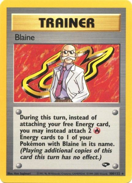 Blaine (100/132) [Gym Challenge Unlimited] | Good Games Adelaide SA