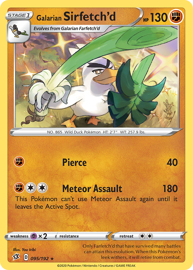 Galarian Sirfetch'd (095/192) [Sword & Shield: Rebel Clash] | Good Games Adelaide SA