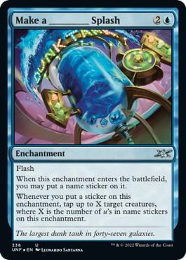 Make a _____ Splash Galaxy Foil 336 (Unfinity)  - Foil | Good Games Adelaide SA
