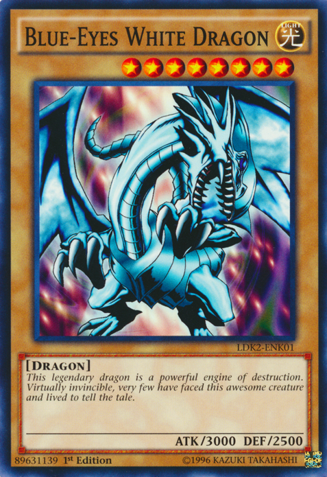 Blue-Eyes White Dragon (Version 1) [LDK2-ENK01] Common | Good Games Adelaide SA