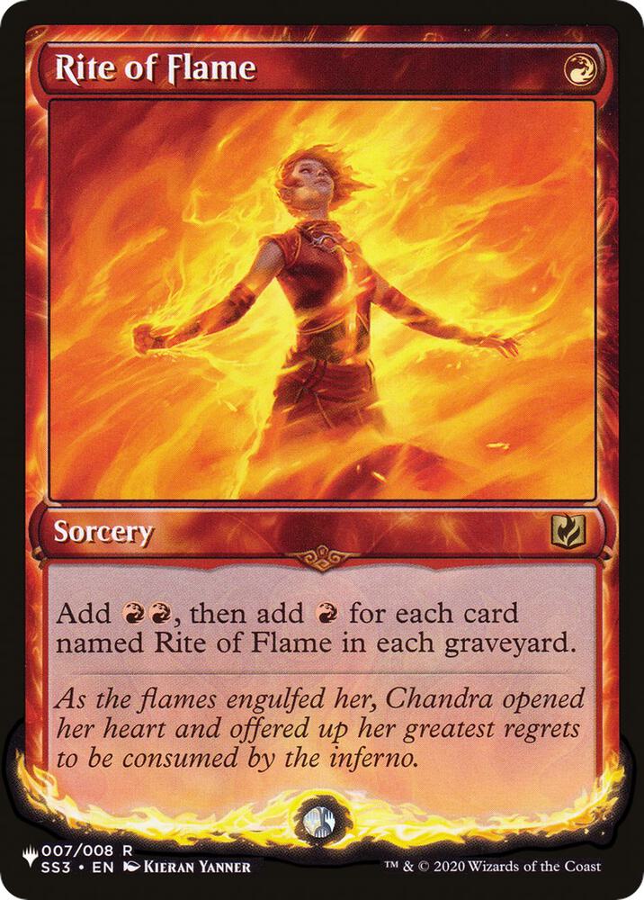Rite of Flame 007/008 (The List Reprints)  | Good Games Adelaide SA