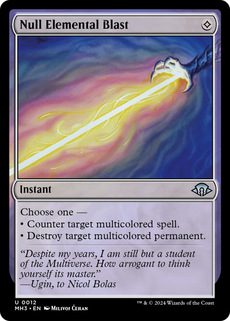 Null Elemental Blast [Modern Horizons 3] | Good Games Adelaide SA