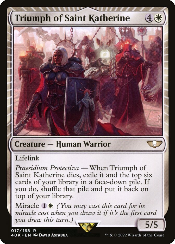 Triumph of Saint Katherine 17 (Universes Beyond: Warhammer 40,000)  | Good Games Adelaide SA
