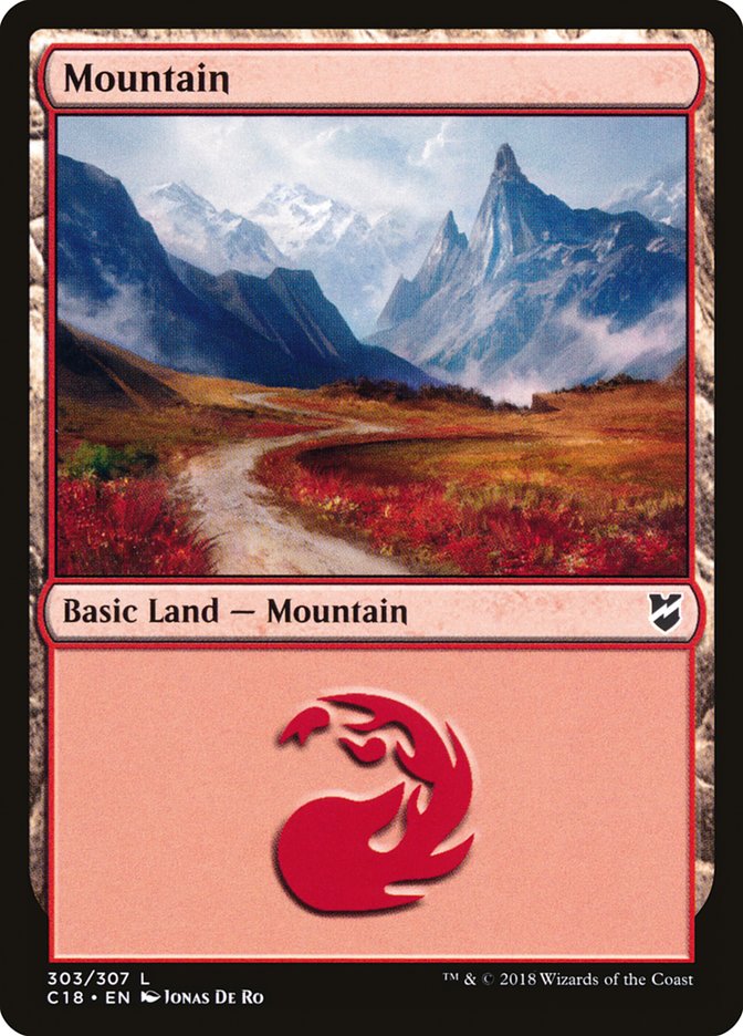 Mountain (303) [Commander 2018] | Good Games Adelaide SA