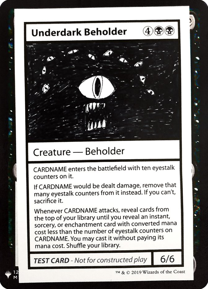 Underdark Beholder [Mystery Booster Playtest Cards] | Good Games Adelaide SA