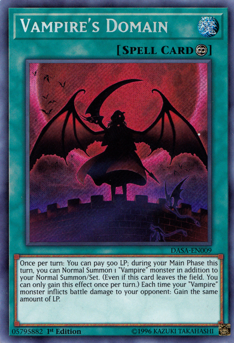 Vampire's Domain [DASA-EN009] Secret Rare | Good Games Adelaide SA