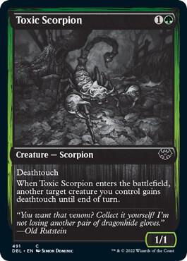 Toxic Scorpion 491 (Innistrad: Double Feature)  - Foil | Good Games Adelaide SA