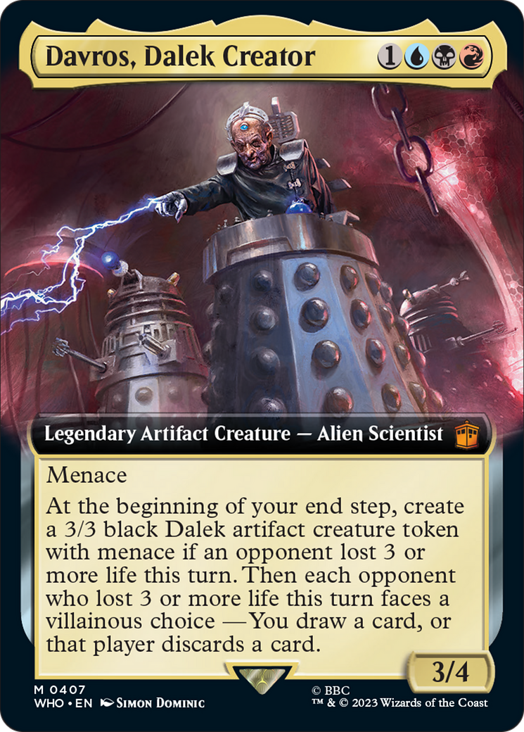 Davros, Dalek Creator (Extended Art) [Doctor Who] | Good Games Adelaide SA