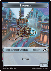 Thopter (0009) // Treasure Double-Sided Token [Aetherdrift Tokens] | Good Games Adelaide SA
