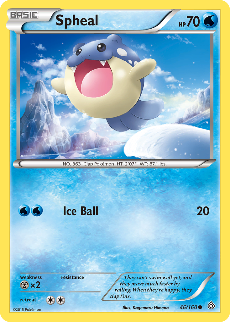 Spheal (46/160) [XY: Primal Clash] | Good Games Adelaide SA