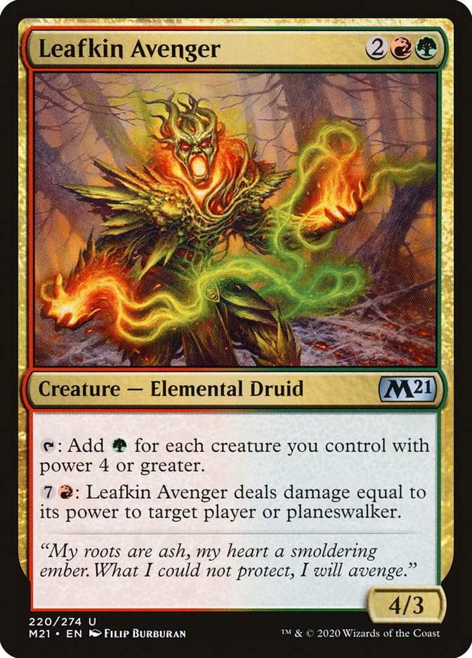 Leafkin Avenger 220 (Core Set 2021)  - Foil | Good Games Adelaide SA