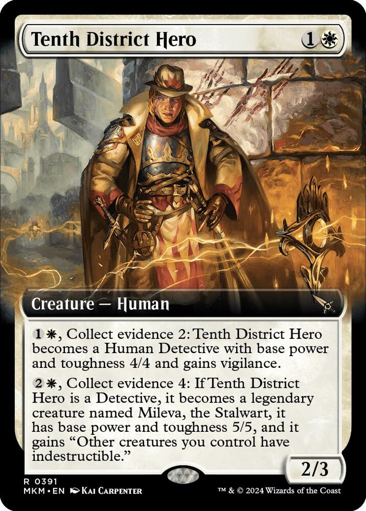 Tenth District Hero 391 (Murders at Karlov Manor)  - Foil | Good Games Adelaide SA