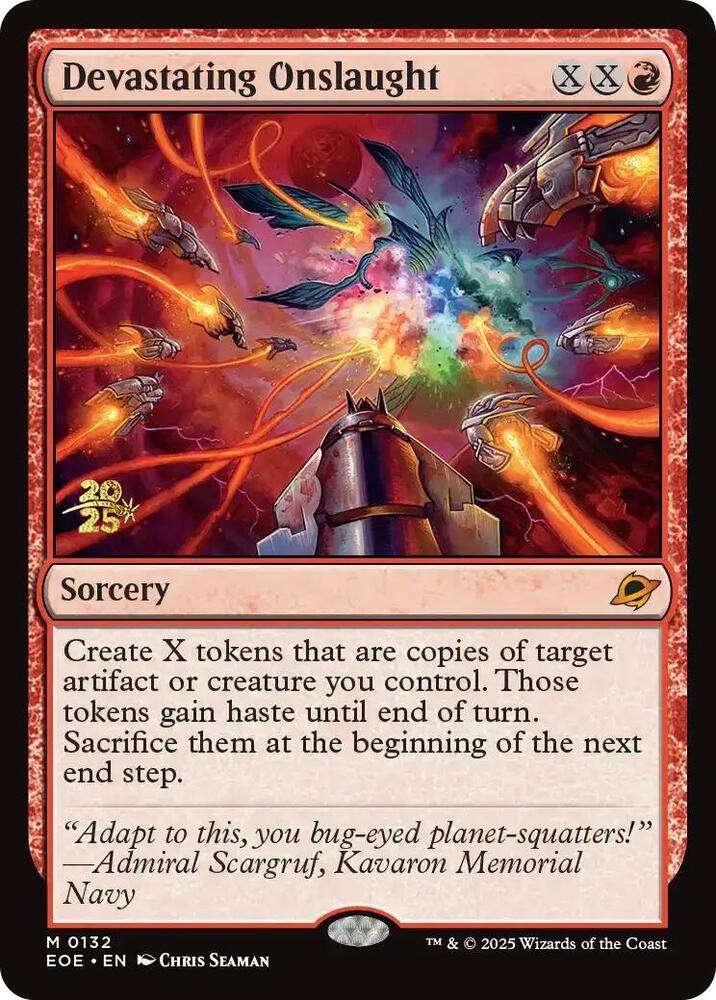 Devastating Onslaught 132 (Prerelease Cards)  - Foil | Good Games Adelaide SA