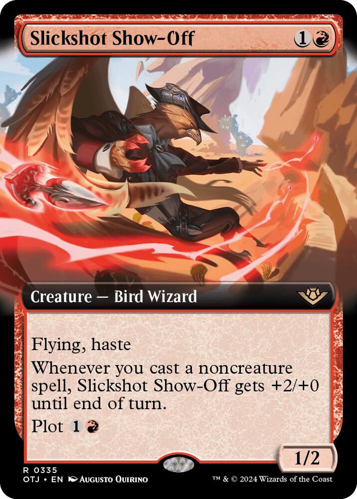 Slickshot Show-Off 335/286 (Outlaws of Thunder Junction)  - Extended Art | Good Games Adelaide SA