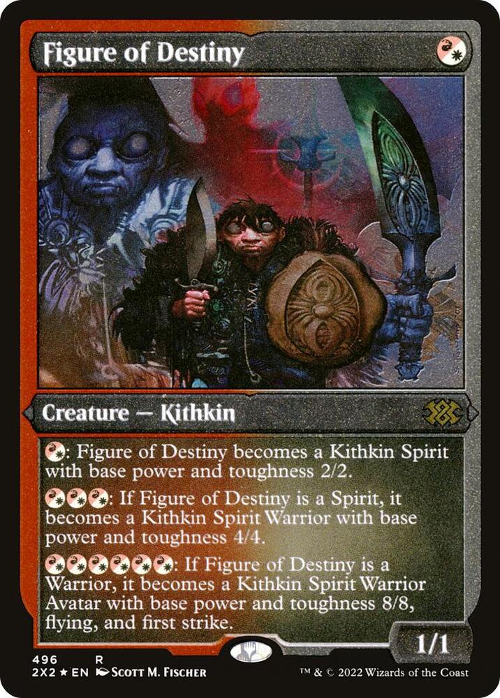 Figure of Destiny Foil Etched 496 (Double Masters 2022)  - Foil | Good Games Adelaide SA