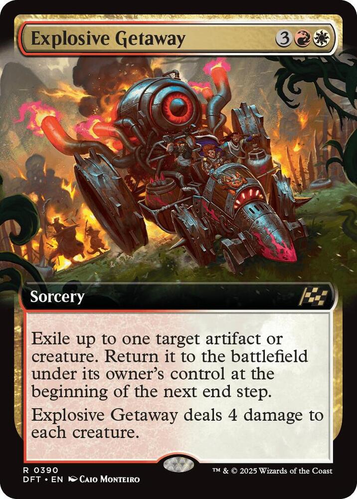 Explosive Getaway 390 (Aetherdrift)  - Foil | Good Games Adelaide SA