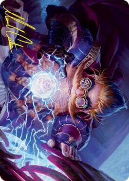 Storm Kiln Artist Art Card Gold Stamped Signature 13 (Art Series: Strixhaven)  | Good Games Adelaide SA