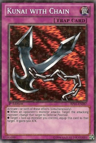 Kunai with Chain [BP01-EN087] Starfoil Rare | Good Games Adelaide SA