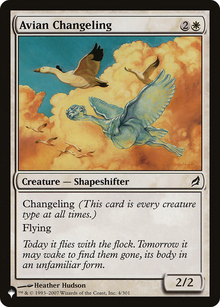 Avian Changeling [The List Reprints] | Good Games Adelaide SA