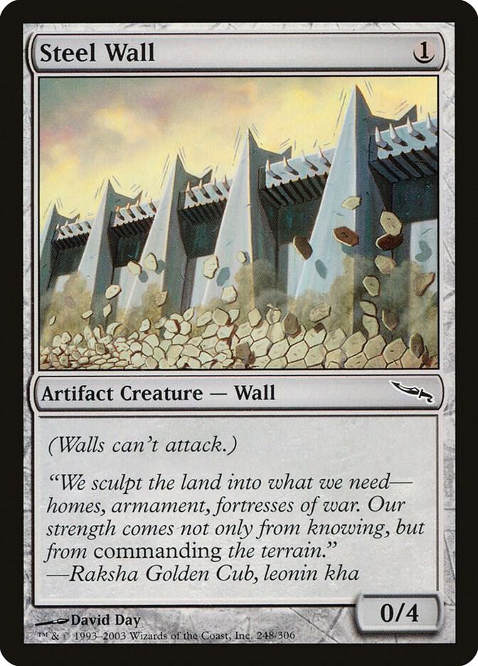 Steel Wall 248 (Mirrodin)  - Foil | Good Games Adelaide SA