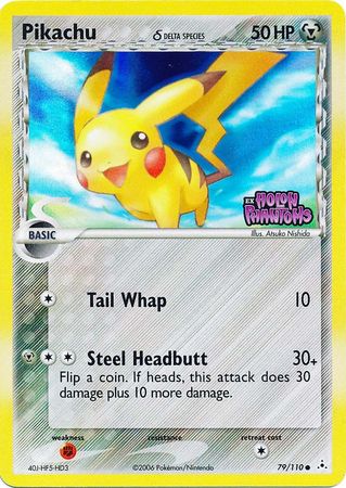 Pikachu (79/110) (Delta Species) (Stamped) [EX: Holon Phantoms] | Good Games Adelaide SA