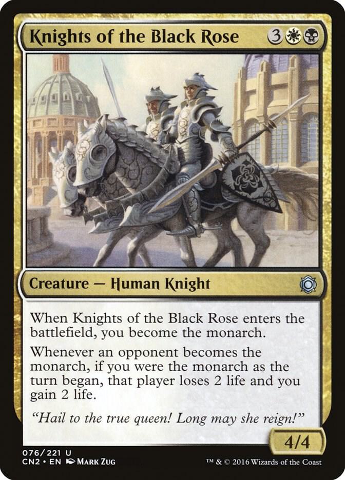 Knights of the Black Rose 76 (Conspiracy: Take the Crown)  - Foil | Good Games Adelaide SA