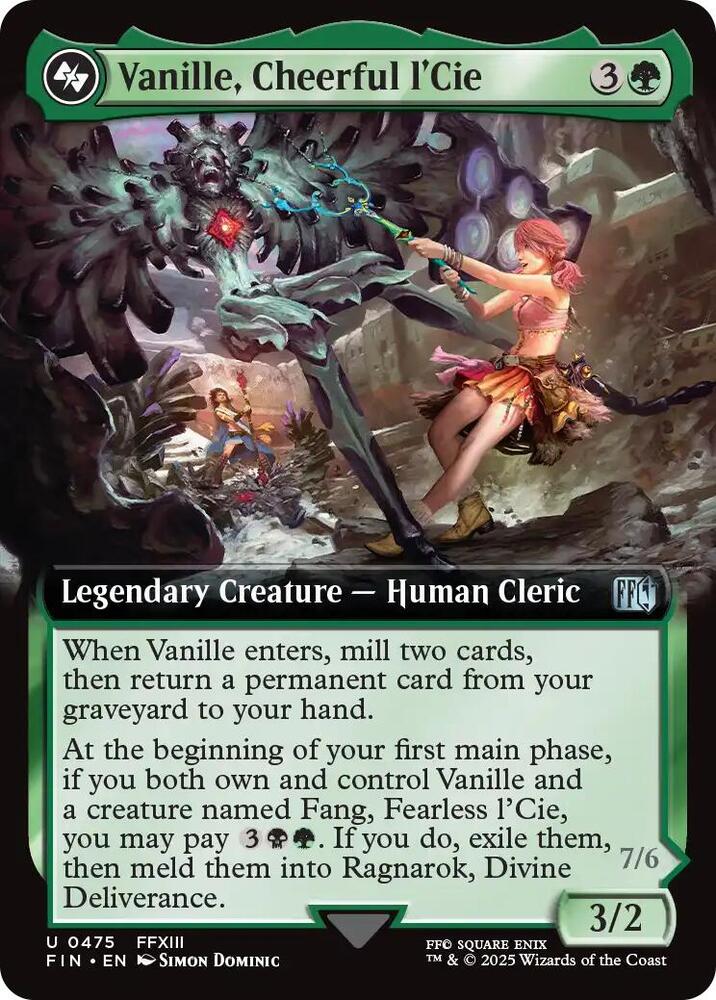Vanille, Cheerful l'Cie 475 (FINAL FANTASY)  - Extended Art | Good Games Adelaide SA