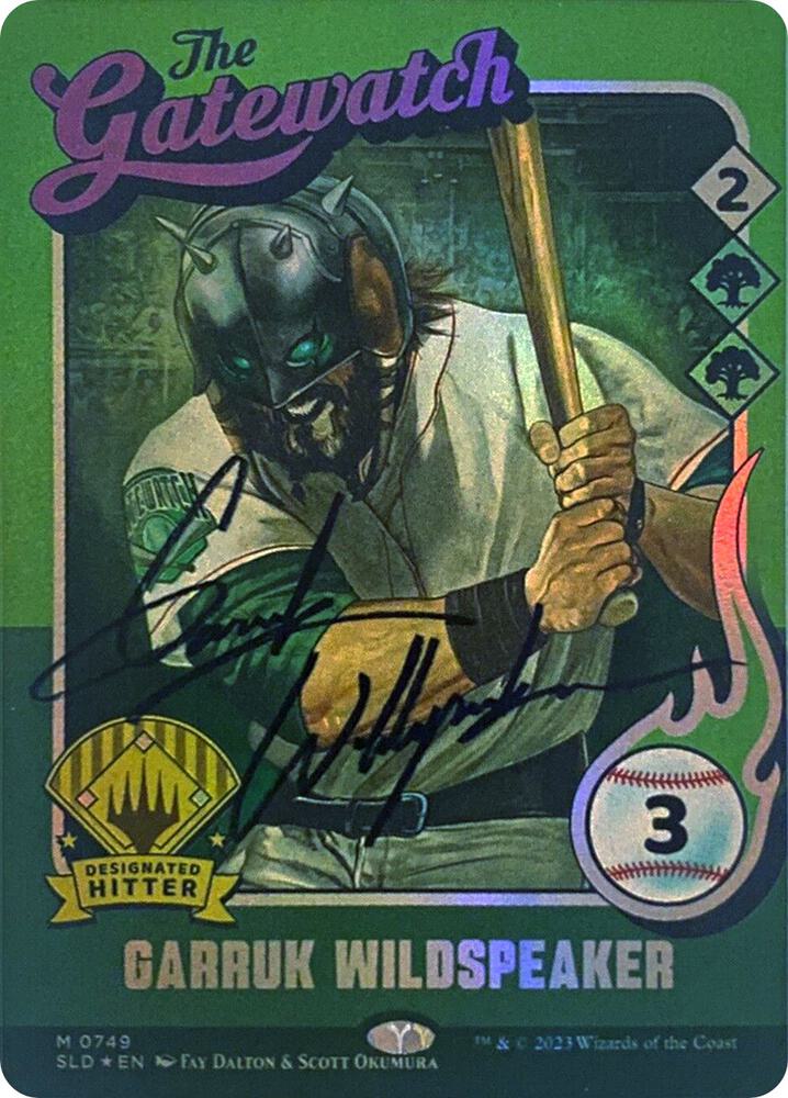 Garruk Wildspeaker 749 Autographed 749 (Secret Lair Drop Series)  - Foil | Good Games Adelaide SA