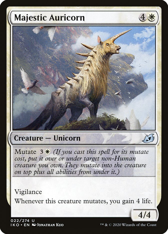Majestic Auricorn [Ikoria: Lair of Behemoths] | Good Games Adelaide SA