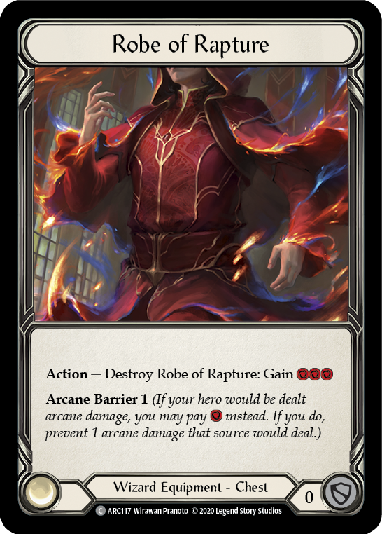 Robe of Rapture [U-ARC117] Unlimited Rainbow Foil | Good Games Adelaide SA
