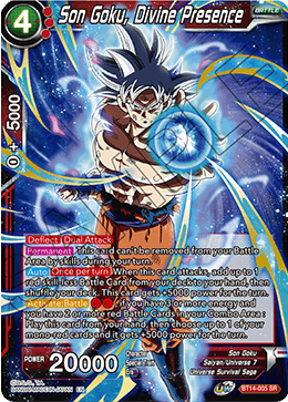 Son Goku, Divine Presence (BT14-005) [Cross Spirits] | Good Games Adelaide SA