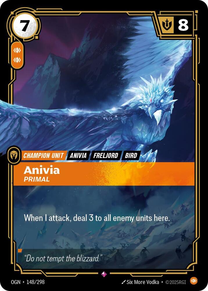 Anivia Primal 148/298 (Origins)  - Foil | Good Games Adelaide SA