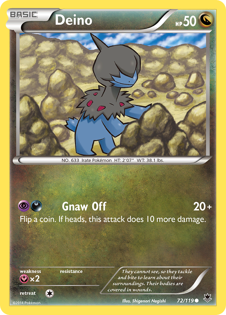 Deino (72/119) [XY: Phantom Forces] | Good Games Adelaide SA