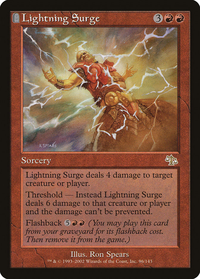Lightning Surge 96 (Judgment)  - Foil | Good Games Adelaide SA