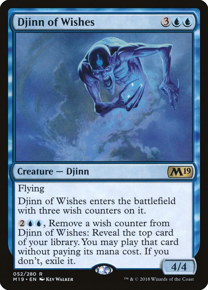 Djinn of Wishes 52 (Core Set 2019)  | Good Games Adelaide SA