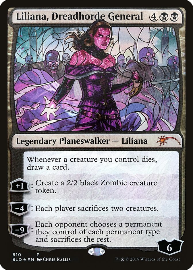Liliana, Dreadhorde General (Stained Glass) [Secret Lair Drop Promos] | Good Games Adelaide SA