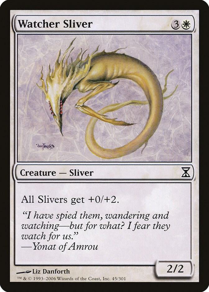 Watcher Sliver 45 (Time Spiral)  - Foil | Good Games Adelaide SA