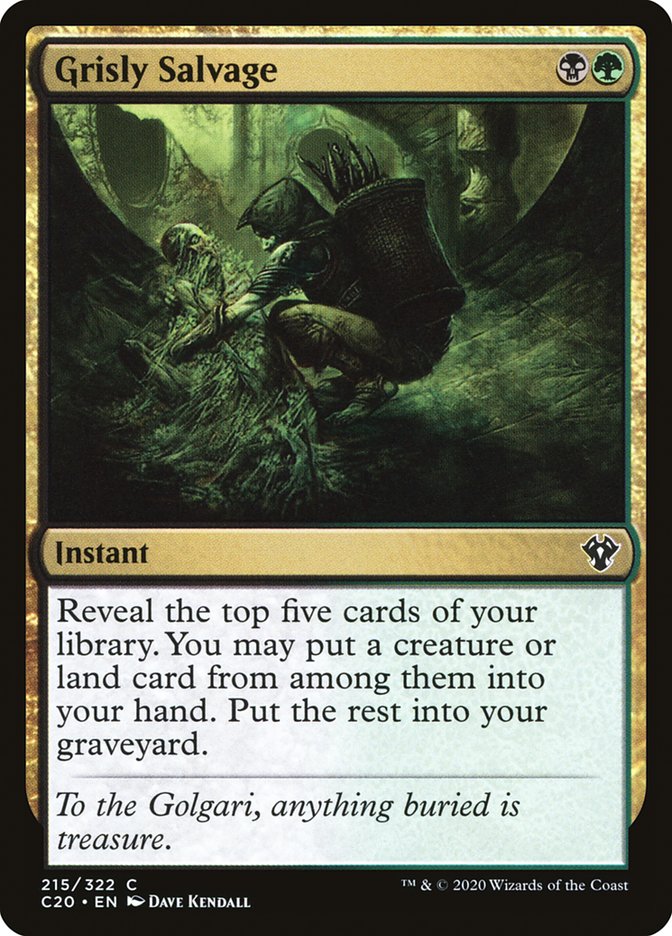 Grisly Salvage [Commander 2020] | Good Games Adelaide SA
