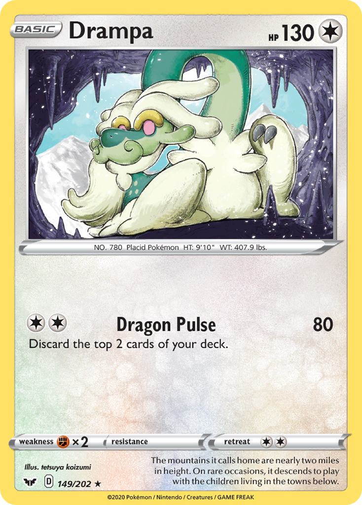Drampa (149/202) [Sword & Shield: Base Set] | Good Games Adelaide SA